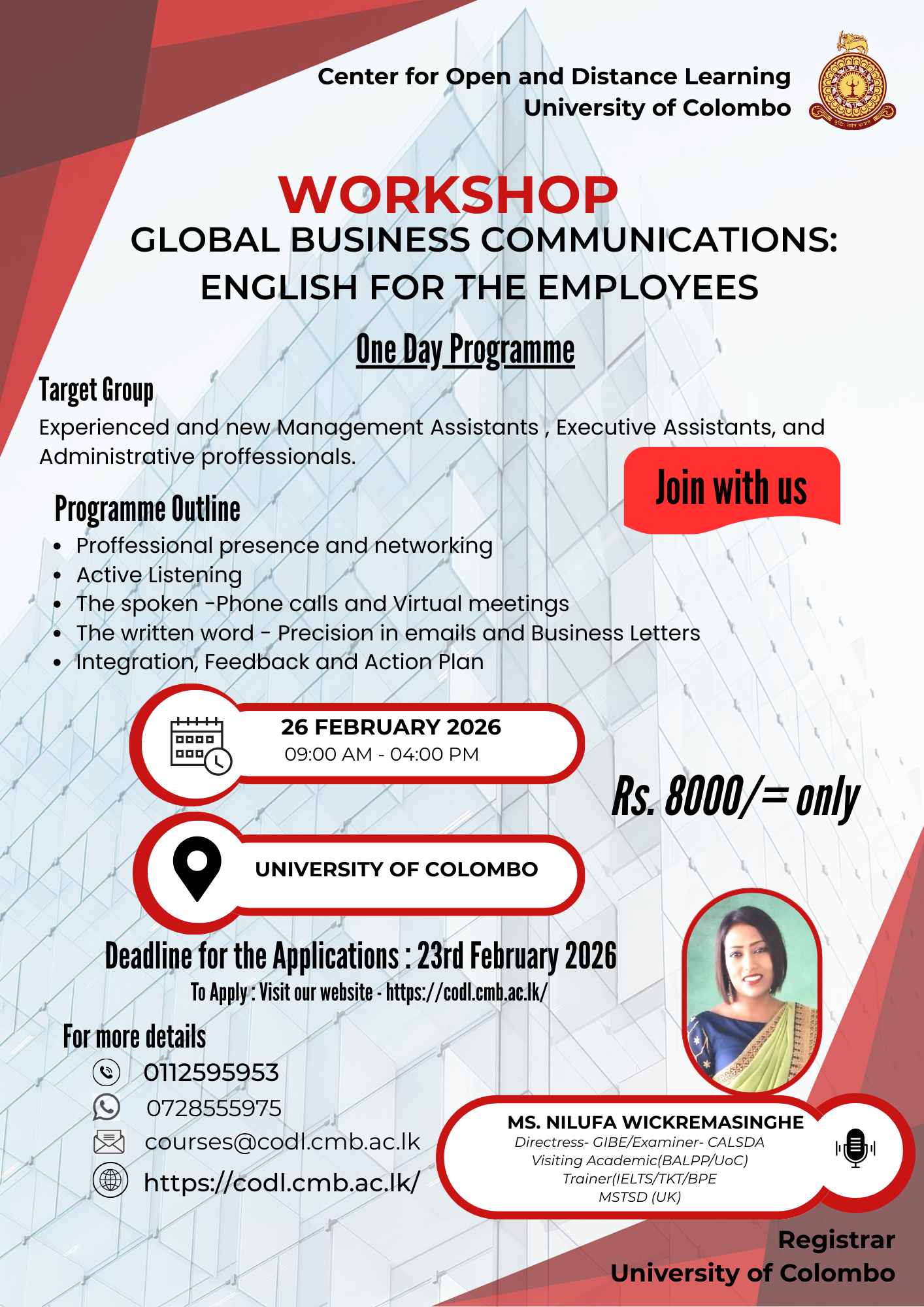 Workshop – Global Business Communications: English for the Employees